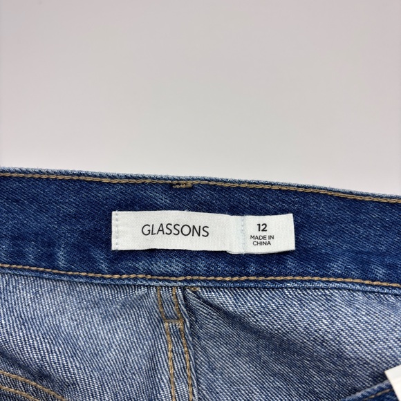 NWT GLASSONS Mid Rise Baggy Fit Jeans - 12 - Picture 7 of 8